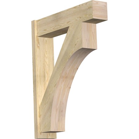 Ekena Millwork Westlake Block Rough Sawn Outlooker, Douglas Fir, 8"W x 34"D x 42"H OUT08X34X42WTL05RDF